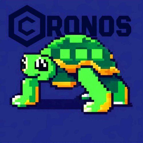 Turtle on Cronos logo